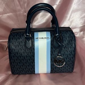 Michael Kors Navy Duffle Handbag